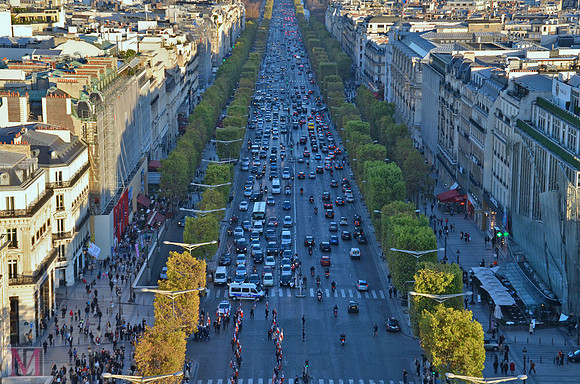 View of Champs Elysees