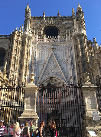 Cathedral of Seville which contains the tomb of Christopher Columbus