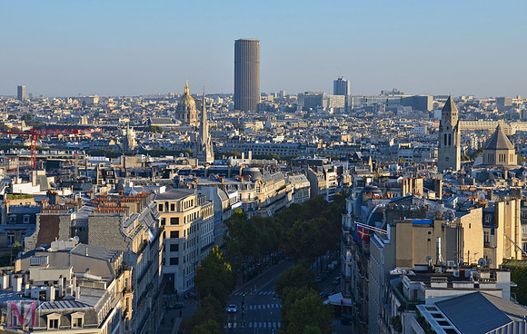View of Invalides and Eiffel Tower Quarter