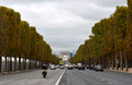 Avenue des Champs Elysees with Arc de Triomphe at the end