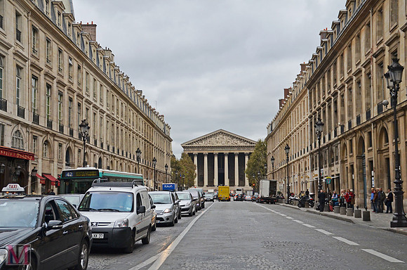Church of St. Madeleine built in celebration of the Glory of Napoleon's Army